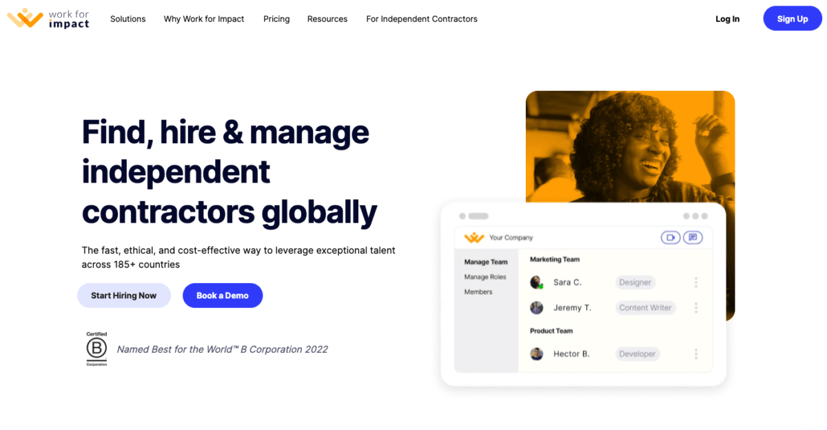 “Work for Impact” – an ethical freelancing platform
